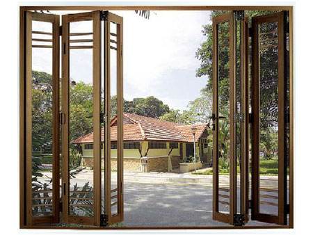 新款铝合金门 铝合金门窗自由门 折叠门 铝门 欧宝莱门窗